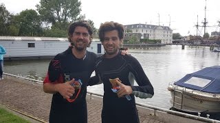 Amsterdam City Swim 2015 Ruud Feltkamp en Lennart Timmerman