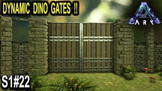 ARK DYNAMIC DINO GATE + NEW DEFENSE WALL!! Ark Survival Evolved Aberration Gameplay Ep22