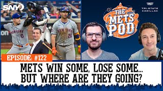 Mets offense and pitching go up and down, where is this team trending? | The Mets Pod | SNY