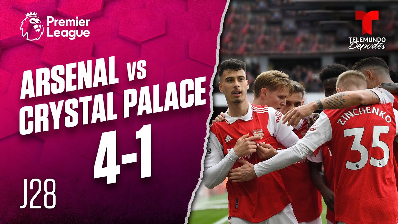 Highlights & Goals: Arsenal Vs. Crystal Palace 4-1 | Premier League ...