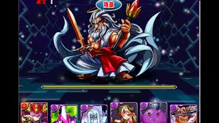 【パズドラ】編成難易度低めの神々の王周回呂布ソニパーティ【リクエスト】