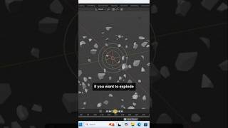 Explode Object in Blender | Blender 4.3 Tutorial #tutorial #blender #blenderforbegginer #blender3d