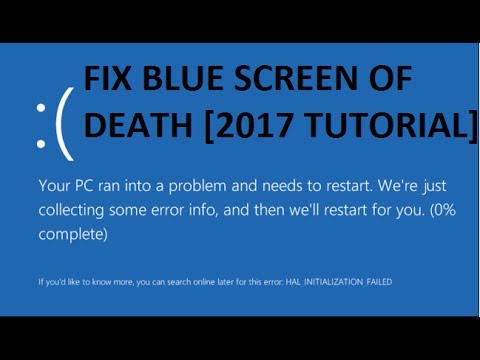 How To Fix Blue Screen Error In Windows 10 [Tutorial] - YouTube