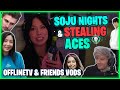 Soju Nights & Stealing ACEs ft.  Sykkuno Fuslie Valkyrae Quarterjade & Masayoshi