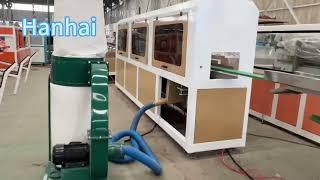 PE PVC WPC wood plastic composite decking flooring extrusion production machine