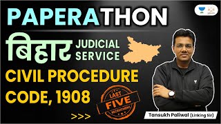 Bihar Paperathon | Civil Procedure Code 1908 | Tansukh Paliwal | Linking Laws