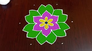 7×4dots beautiful sankranti chukkala muggulu🌷|easy sankranti rangoli|Pongal kolams#Rang Kaa Rangoli