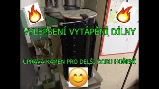 Vylepšení kamen pro delší dobu hoření