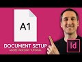 How to set up an A1 document in Adobe Indesign