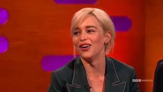 Emilia Clarke's Bedroom Was Covered With Her Own Merchandise - The Graham Norton Show