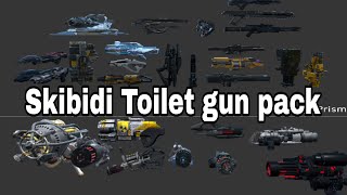 Skibidi Toilet [GUN PACK] For [PRISMA 3D]  #skibiditoilet #gunpack