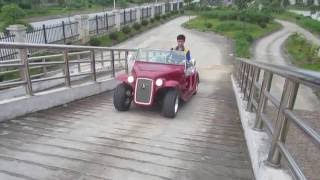 Electric Classic Cart DN-6D Climbing Slope Test