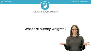 R Tutorial: What are survey weights?