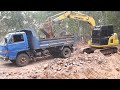 รีวิว เปิดบ่อใหม่ komatsu pc70 8 เจอของแข็ง อาจารย์กบจัดหนัก excavator ep.4336