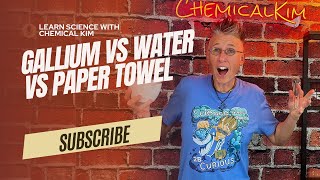 Can Gallium Get Wet? Gallium vs Water vs Paper Towel