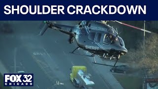 Shoulder crackdown: Cook County Sheriff launches high-tech sting on dangerous drivers