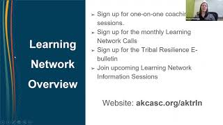 AK TRLN Event: Welcome to the Alaska Tribal Resilience Learning Network