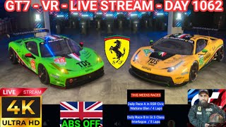 GT7 Day 1062 in VR \u0026 4K (NO ABS - START P16) - LIVE GAMEPLAY - Cockpit Cam - TCS OFF - v1.54