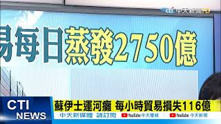 【每日必看】長賜號擱淺中! 蘇伊士運河\