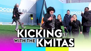 Jimmy Bullard vs Sebastien Bassong! 👀 | Kicking It With The Kmitas | Soccer AM