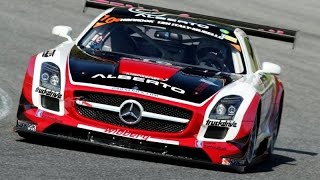 Mercedes Benz SLS AMG GT3 12H Italy Mugello 2015 Frankenhout Hofor Racing Onboard Motorsport