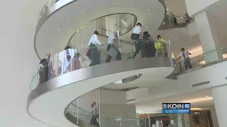 Lloyd Center Mall has one-of-a-kind spiral staircase