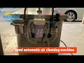 huajie semi automatic air cleaning machine