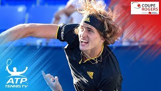 Zverev & Gasquet Phenomenal 49-shot rally to save match point | Coupe Rogers Montreal 2017