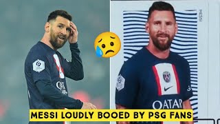 😥 Messi Loudly Booed by PSG Fans at the Parc des Princes during PSG vs Lyon