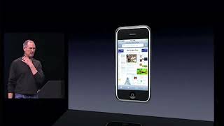Steve Jobs unveils the iPhone's Revolutionary Technology at MacWorld in San Francisco