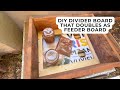 DIY Divider Board That Doubles as Feeder Board   EASY Tutorial | Double screen board