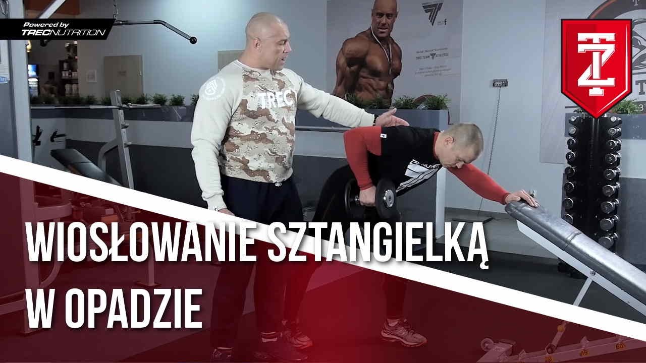 Wiosłowanie Sztangielką W Opadzie - PLECY ĆWICZENIA | Podstawy Dla ...