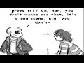 sans vs frisk but pacifist undertale comic dub