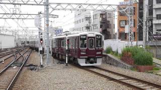 阪急電鉄 1000系 1008F 普通 神戸三宮行き 西宮北口駅 20160503