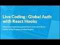 Global Auth State with React Hooks