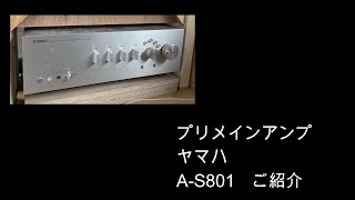 バックロードホーン　スーバースワン　コンポ紹介　プリメインアンプ　ヤマハ　A-S801