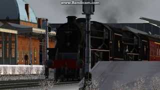 Train Simulator 2014: 44871 \u0026 45407 at Churchwood