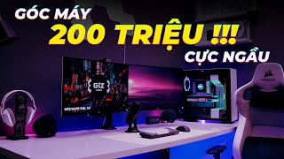 Set Up Góc Gaming Cực Ngầu:  Góc Máy 200 Triệu Đơn Giản Nhưng Vẫn Đẹp