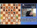 danya beats 2800 rated gm with the fantasy caro kann in titled tuesday