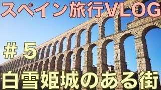 世界遺産セゴビアのローマの水道橋、白雪姫のお城のモデル、カテドラルとミックスグリル肉三昧【スペインひとり旅2019 VLOG＃5】