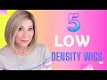 LOW DENSITY WIGS | 5 COLORS 5 STYLES | Color descriptions, details and more!