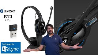 Sennheiser MBPro 2 UCML | Dual-Connectivity Wireless Bluetooth Headset + Microsoft Lync certified