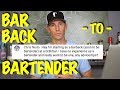 Barback to Bartender: Getting Promoted - Bartending 101