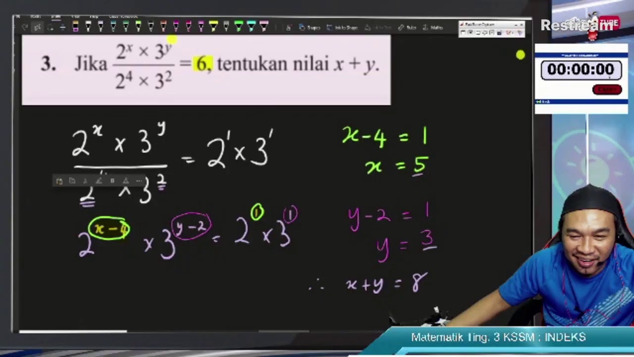 Kelas Matematik Ting.3 : INDEKS - YouTube