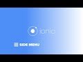 How to Create a Side-Menu Page in Ionic 2 or 3