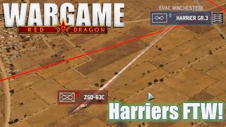 Harriers SAVE the Day in This Wargame: Red Dragon Campaign Battle