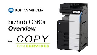 Konica Minolta bizhub C360i - Quick Intro