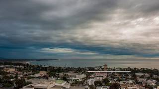 Storm Clouds Rolling over Ventura Hyper Lapse