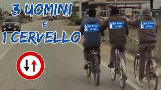 BAD DRIVERS OF ITALY dashcam compilation 7.25 - 3 UOMINI, 1 CERVELLO