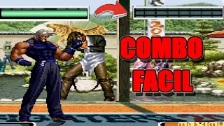 TUTORIAL: COMBO DE RUGAL (FACIL Y QUITA 100% DE VIDA) EN KOF 2002 PLUS